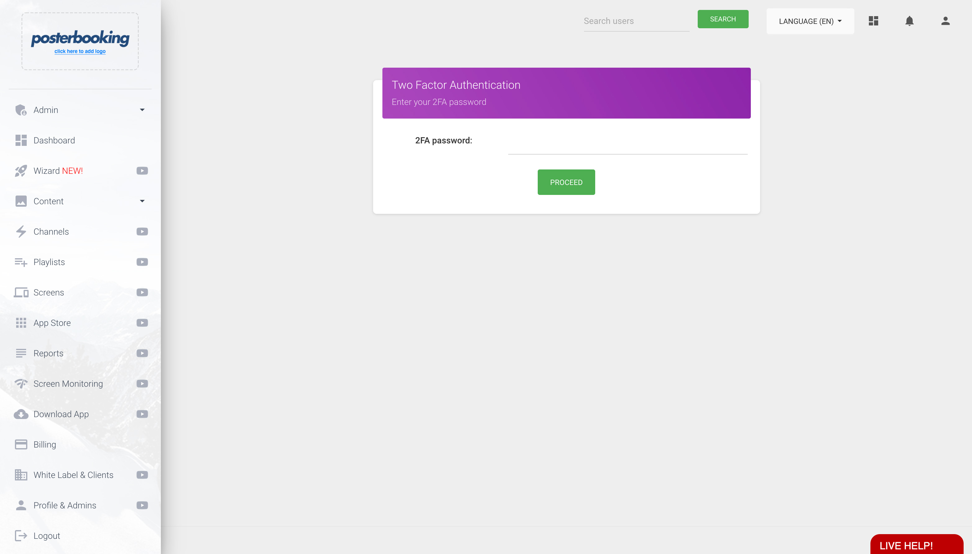 A step-by-step guide on how to add 2FA to secure your digital signage account - Free Android and Fire TV Stick Signage App