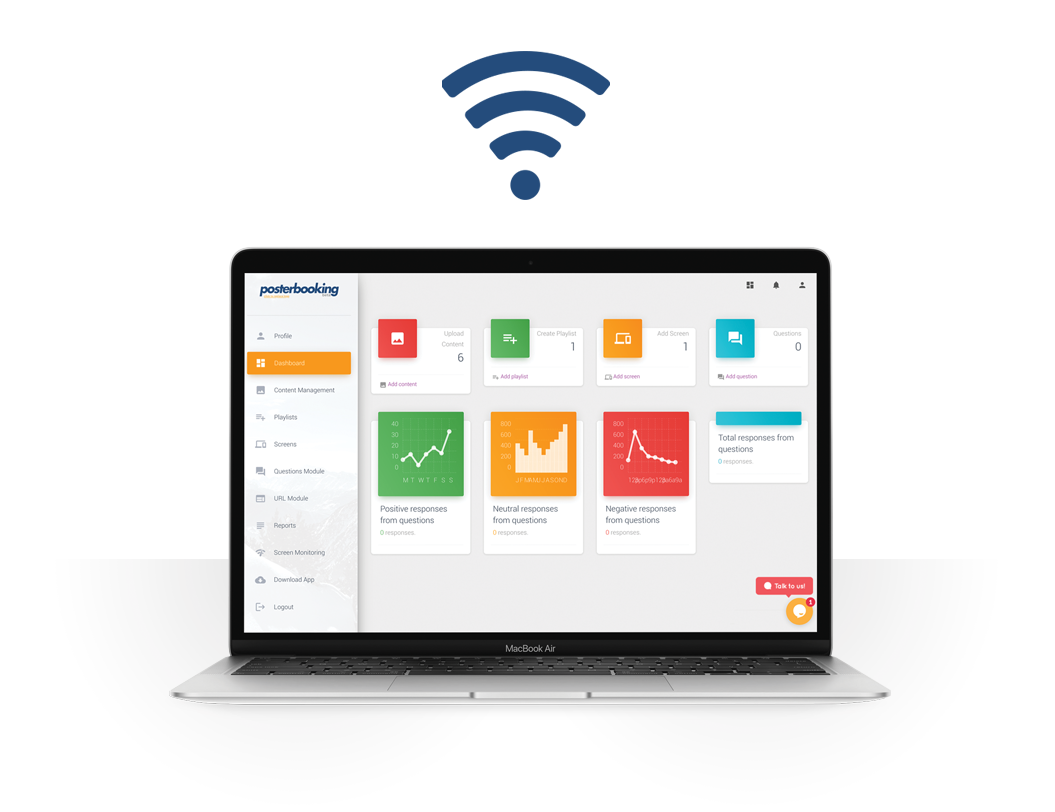 best digital signage software created by posterbooking