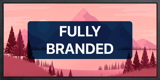 fully branded digital signage software with no watermark