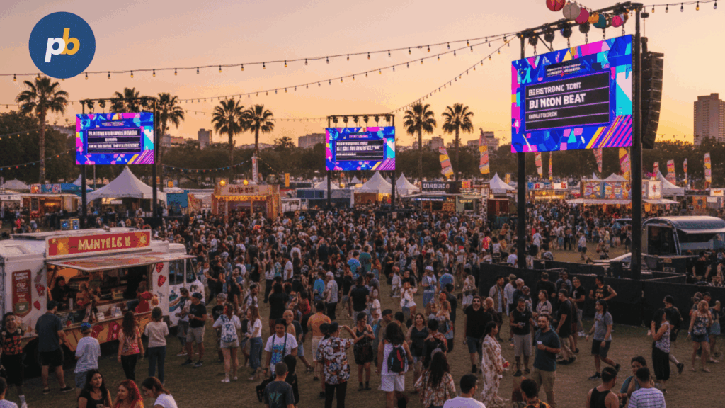 Digital signage parks