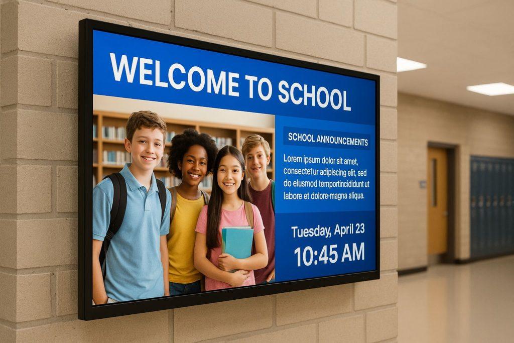 digital signage for education 9