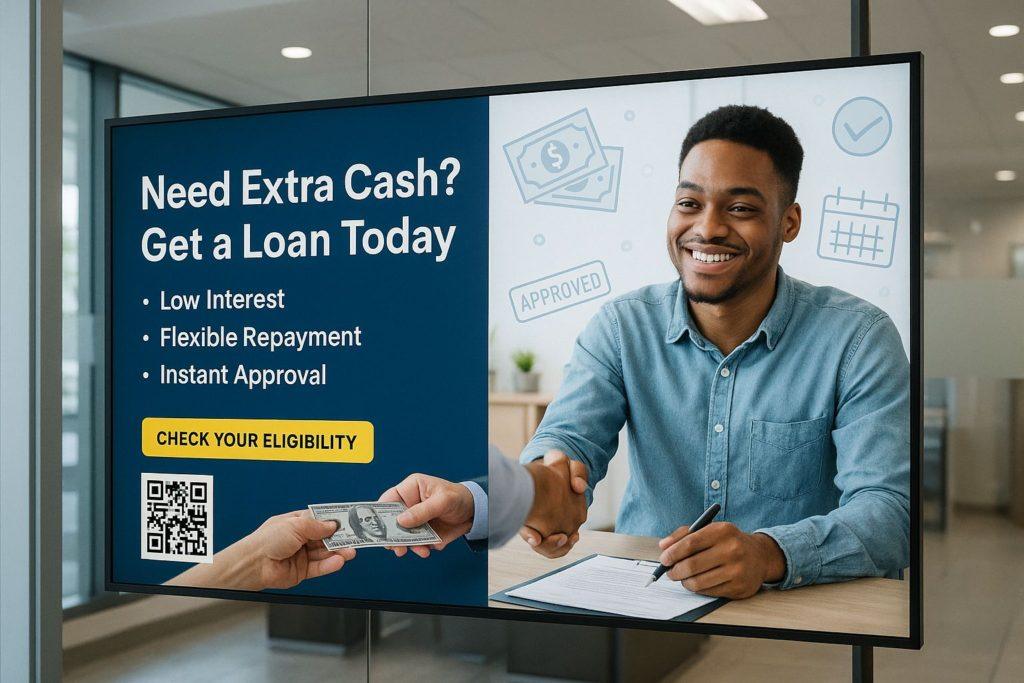 digital signage for financial institution 2