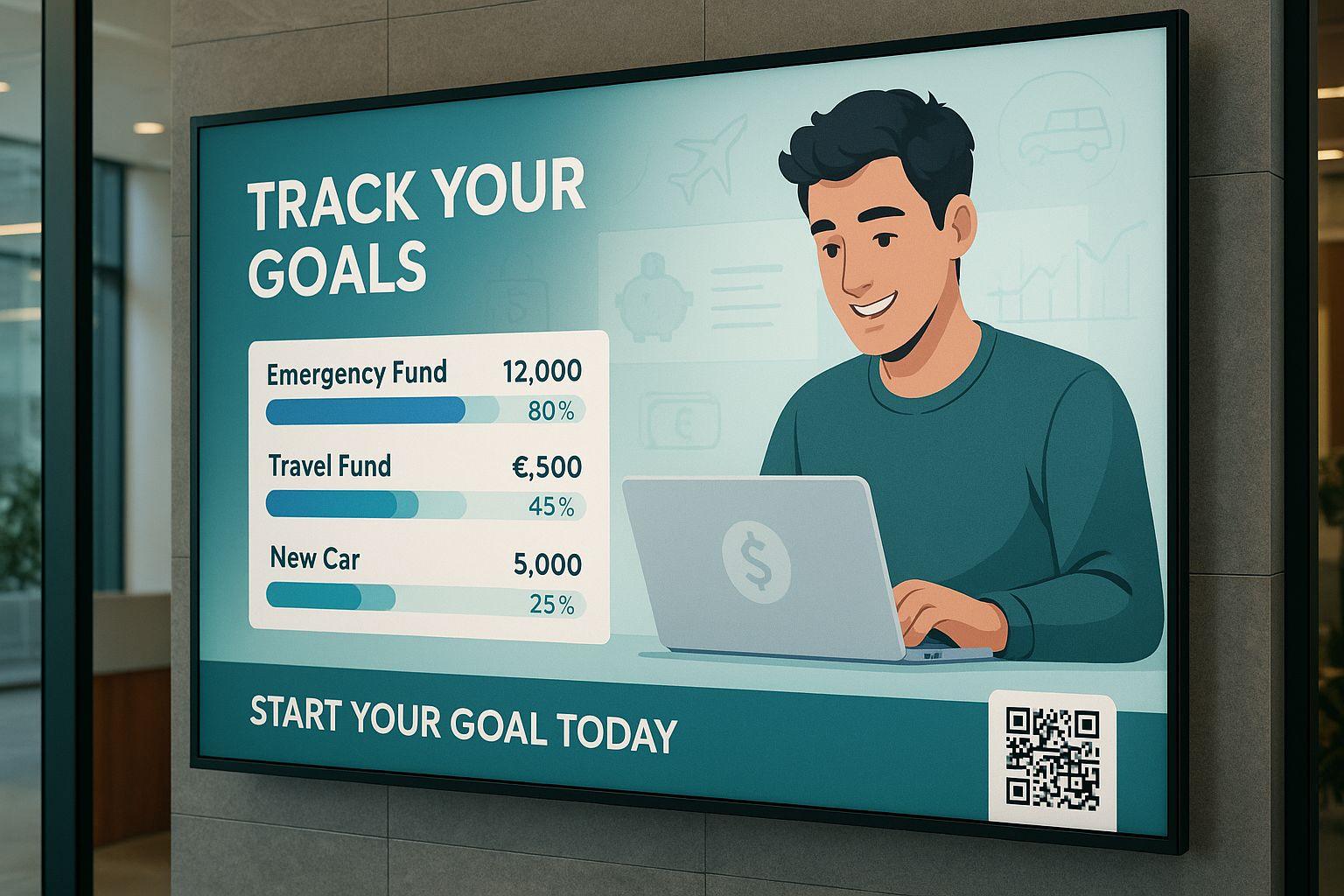 digital signage for financial institution 7