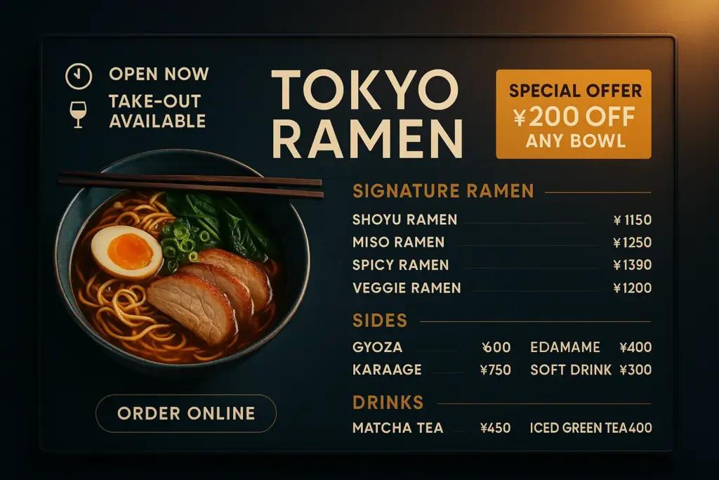 menu board 3