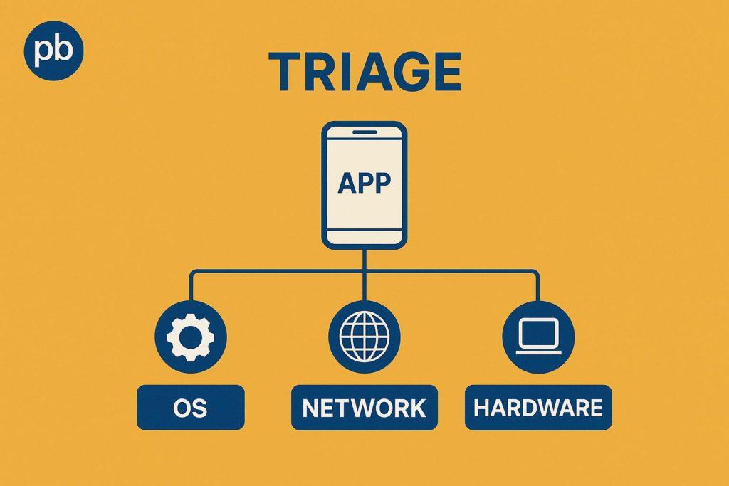 IPAD triangle decision digital signage
