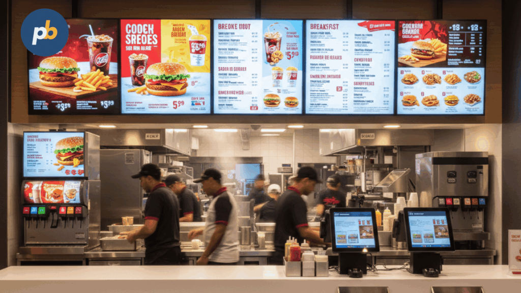 Digital menu board