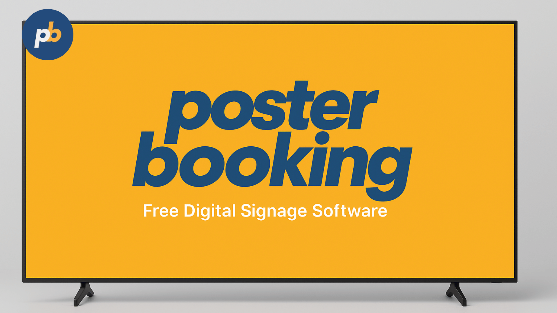 digital signage PosterBooking