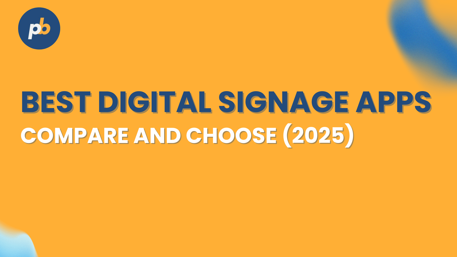 digital signage best apps