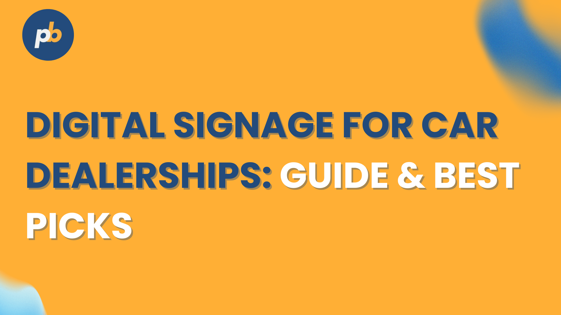 digital signage car dealerships