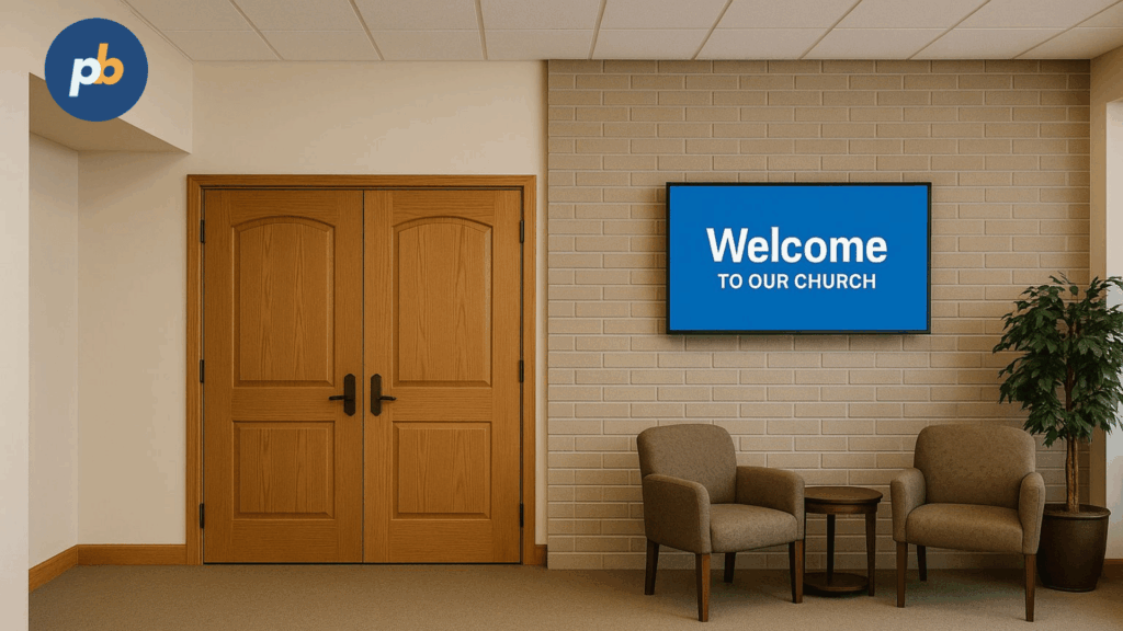 digital signage church