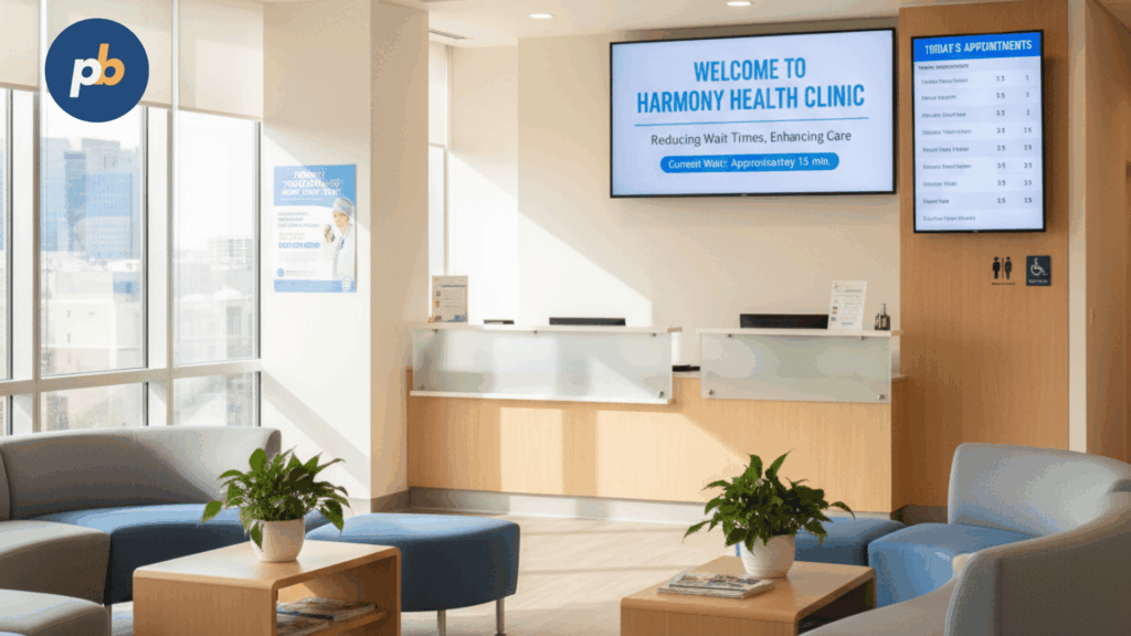 Digital signage clinic