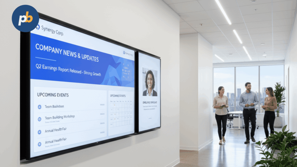 Digital signage dental practice