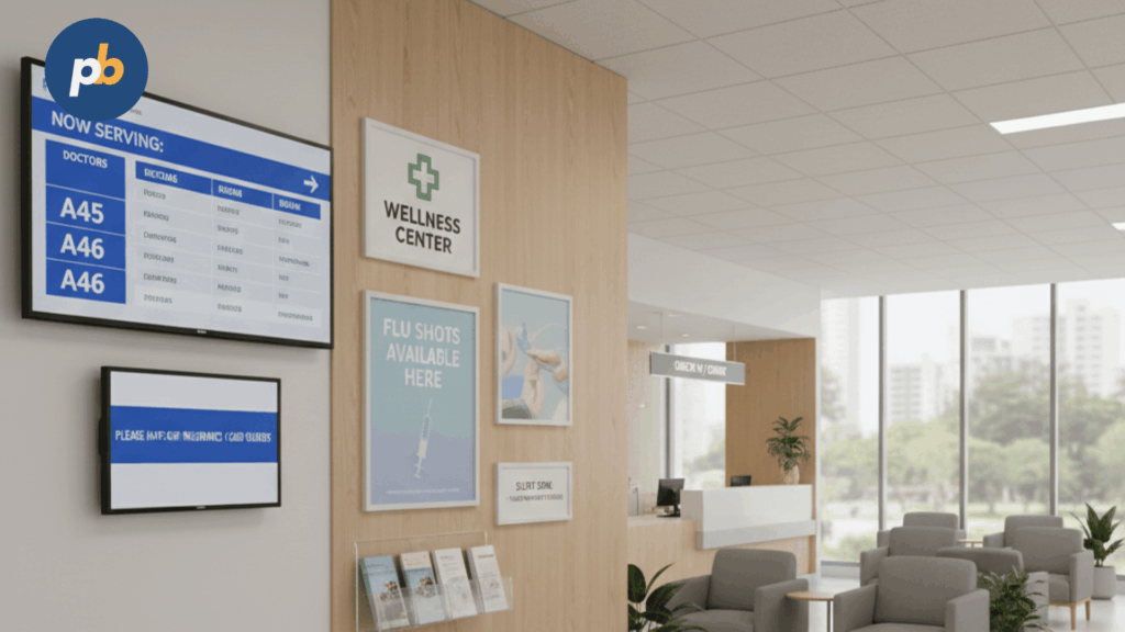 Digital signage dentist