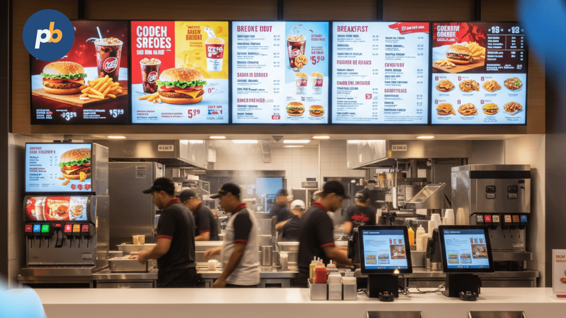 Digital signage for restaurants