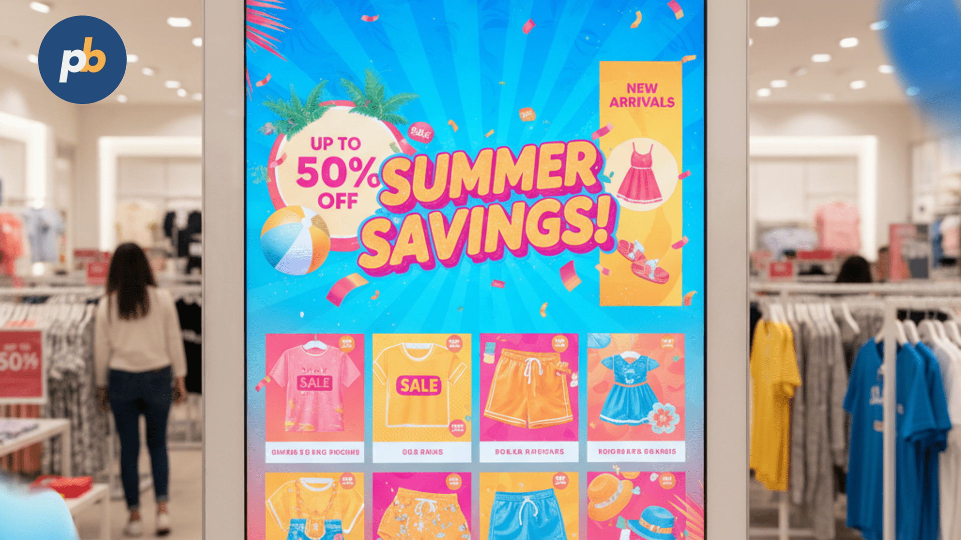 Digital signage for retail stores