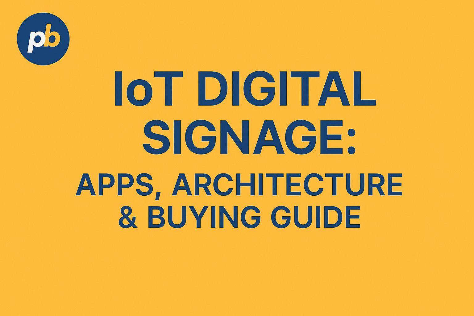 digital signage iot 1