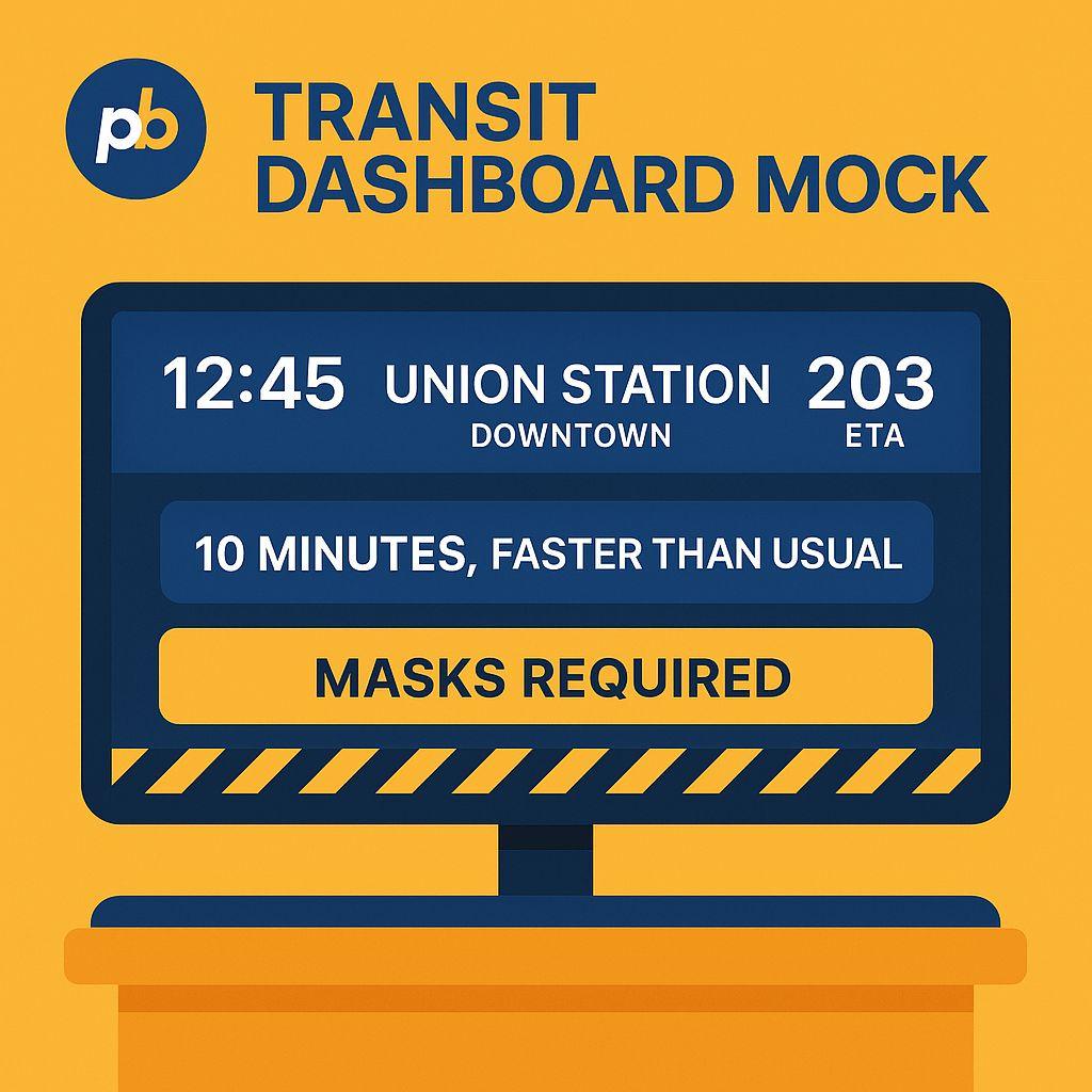 Digital signage iot transit1