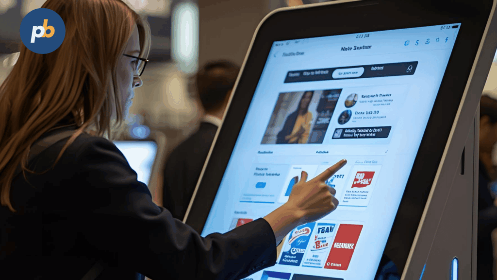Digital signage kiosk