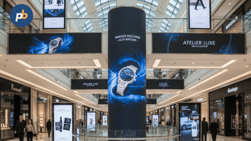 Digital signage mall
