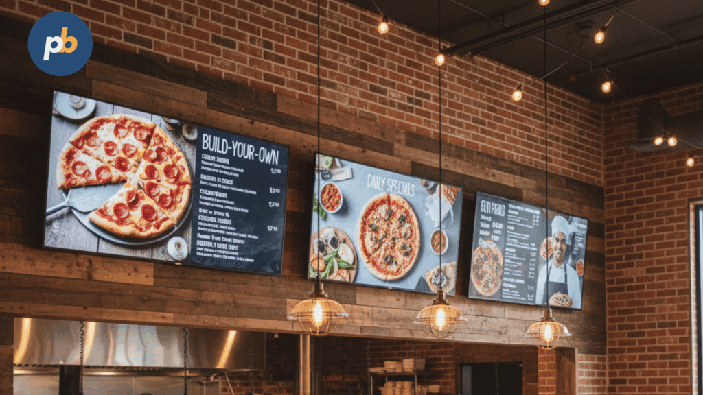 digital signage menu board