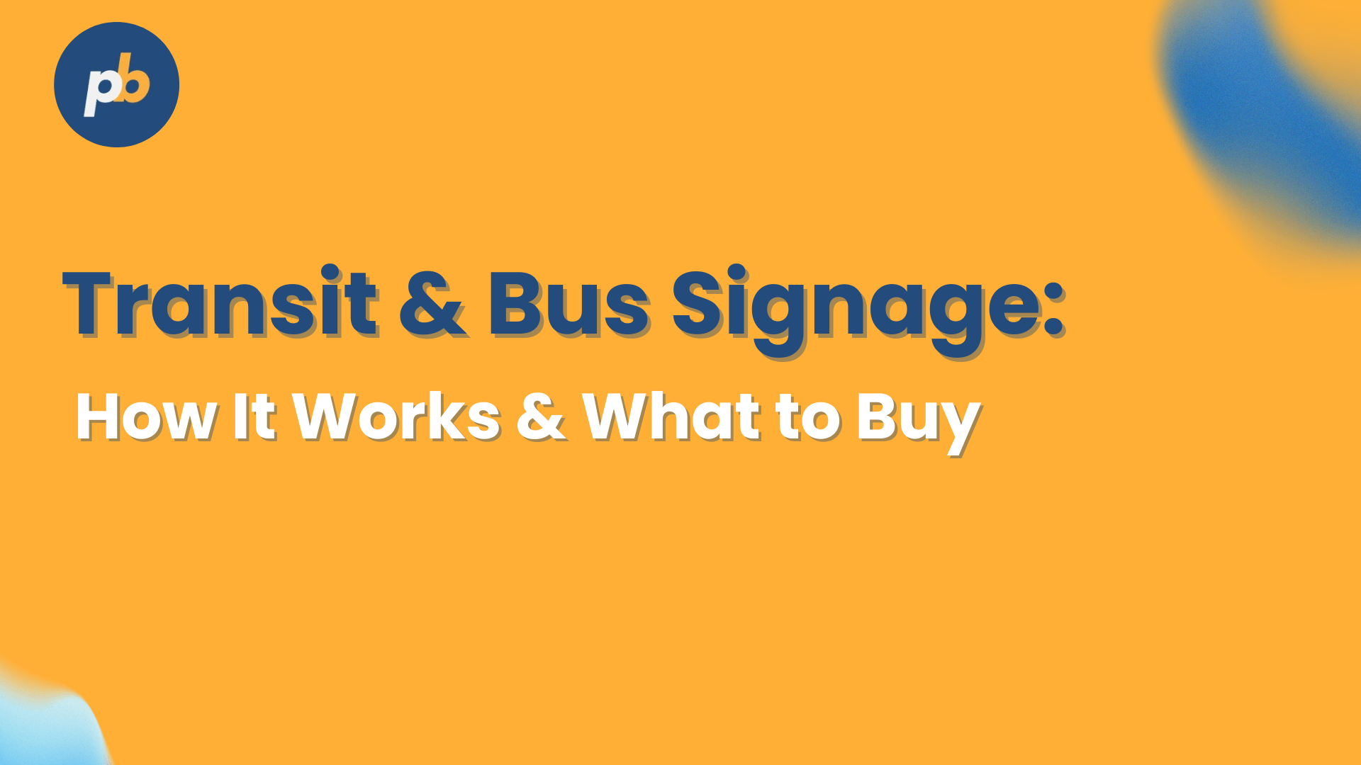 digital signage transit