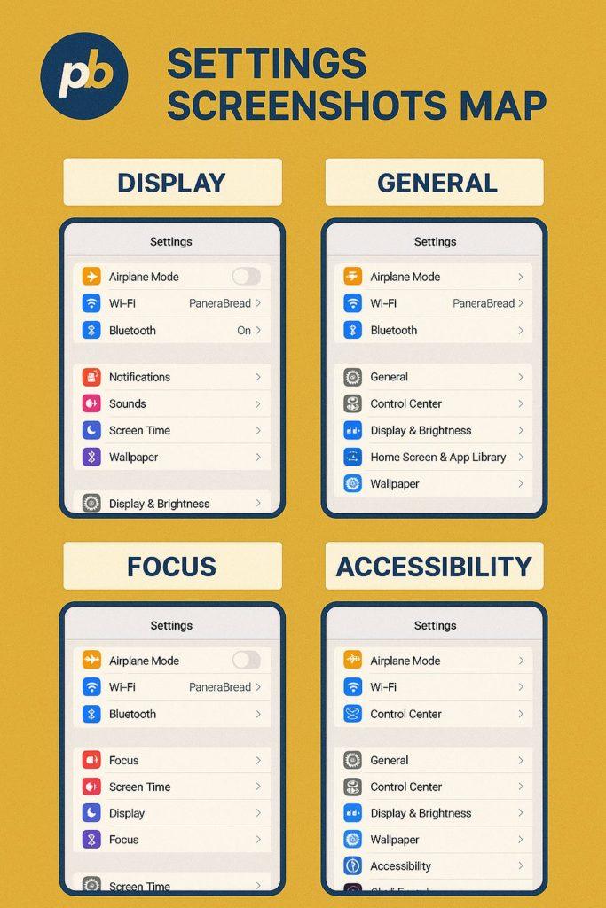 Ipad settings digital signage