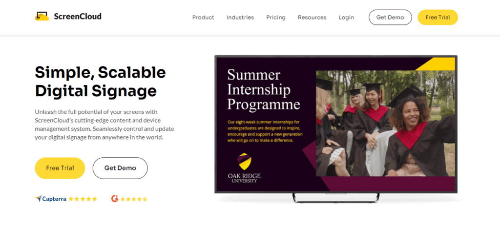 Screencloud signage