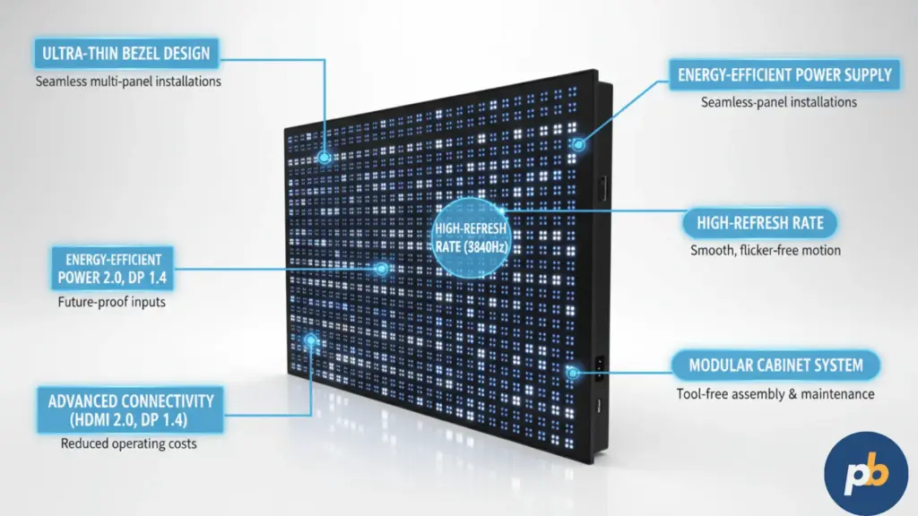 Digital signage LCD display