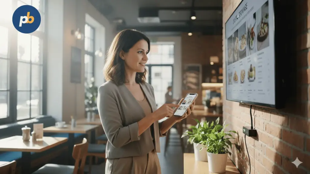 using the amazon signage stick
