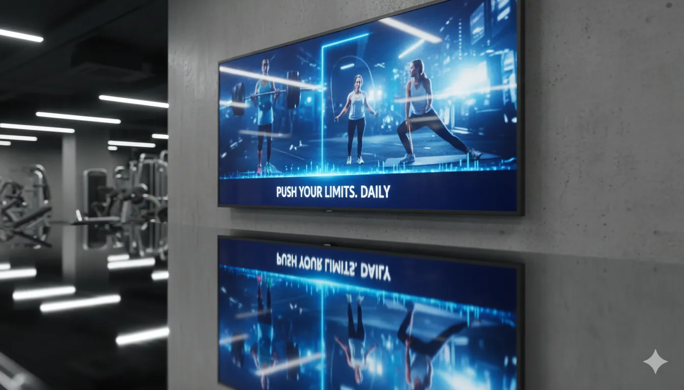 digital signage gyms 10