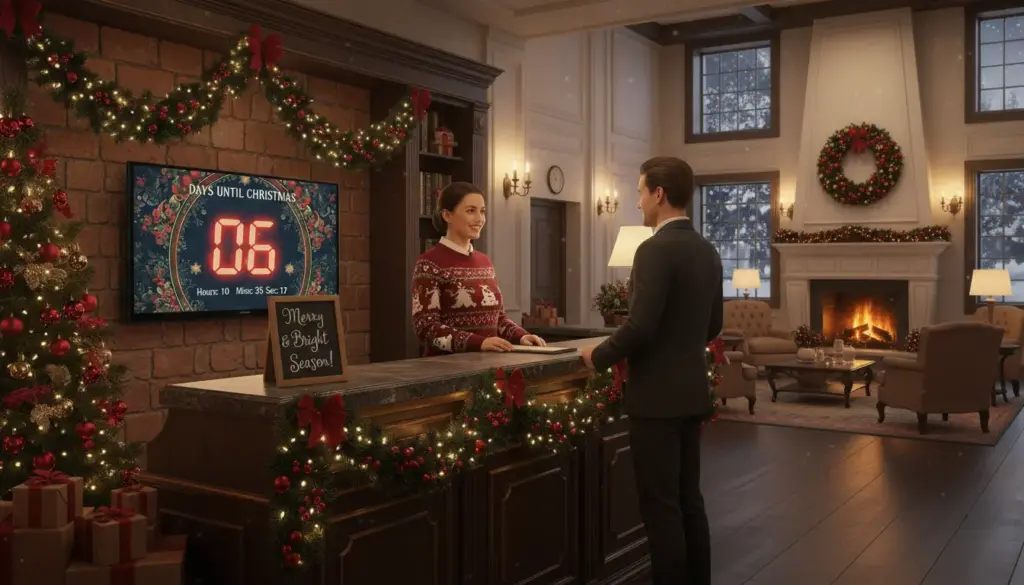 Christmas countdown reception