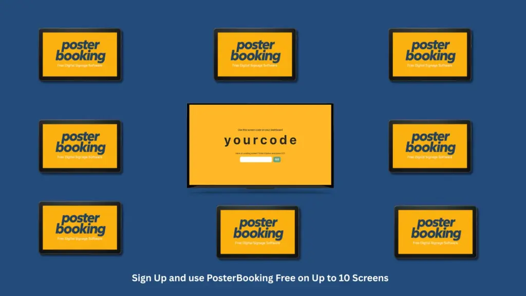 PosterBooking digital signage